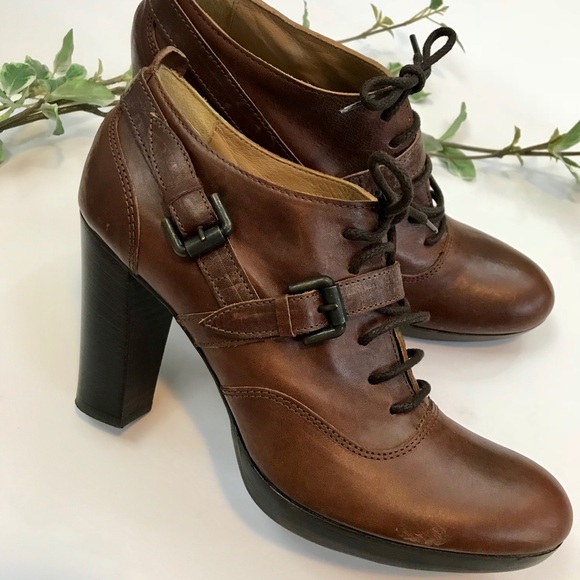 Barneys New York CO-OP Shoes - Barneys New York Co-op Brown Ankle Booties
